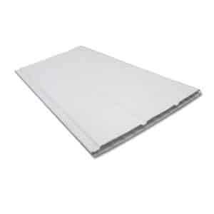 white hollow soffit board