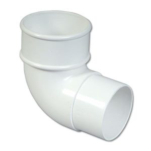 white plastic guttering