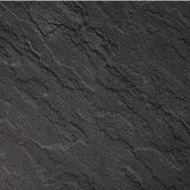 1m x 2.4m Black Slate Matt