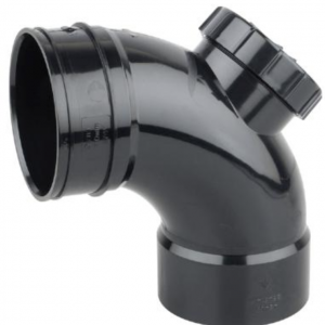 110mm Single Socket 90  ̊ Soil Access Bend
