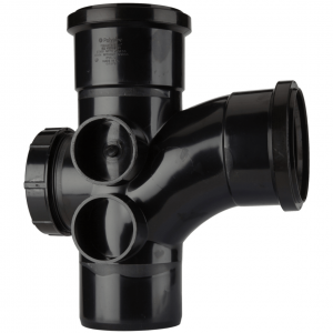 110mm Double Socket 90  ̊ Soil Access Branch