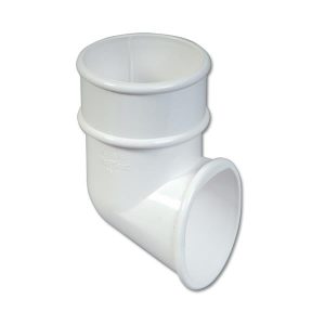 white plastic guttering