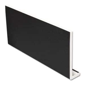 175mm fascia board plastic black ash