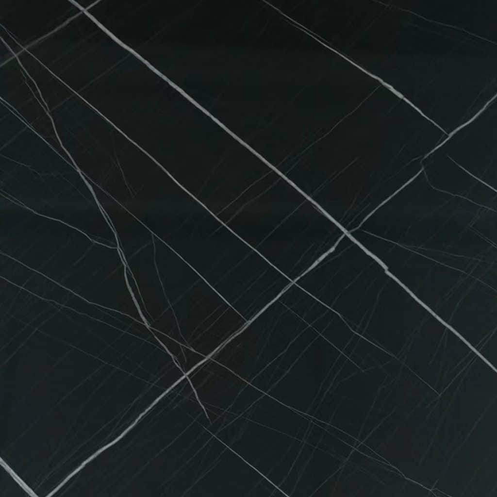 1m x 2.4m Golden Line Black Marble Plastics Hub